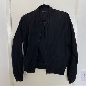 Brandy Melville Black Bomber Jacket